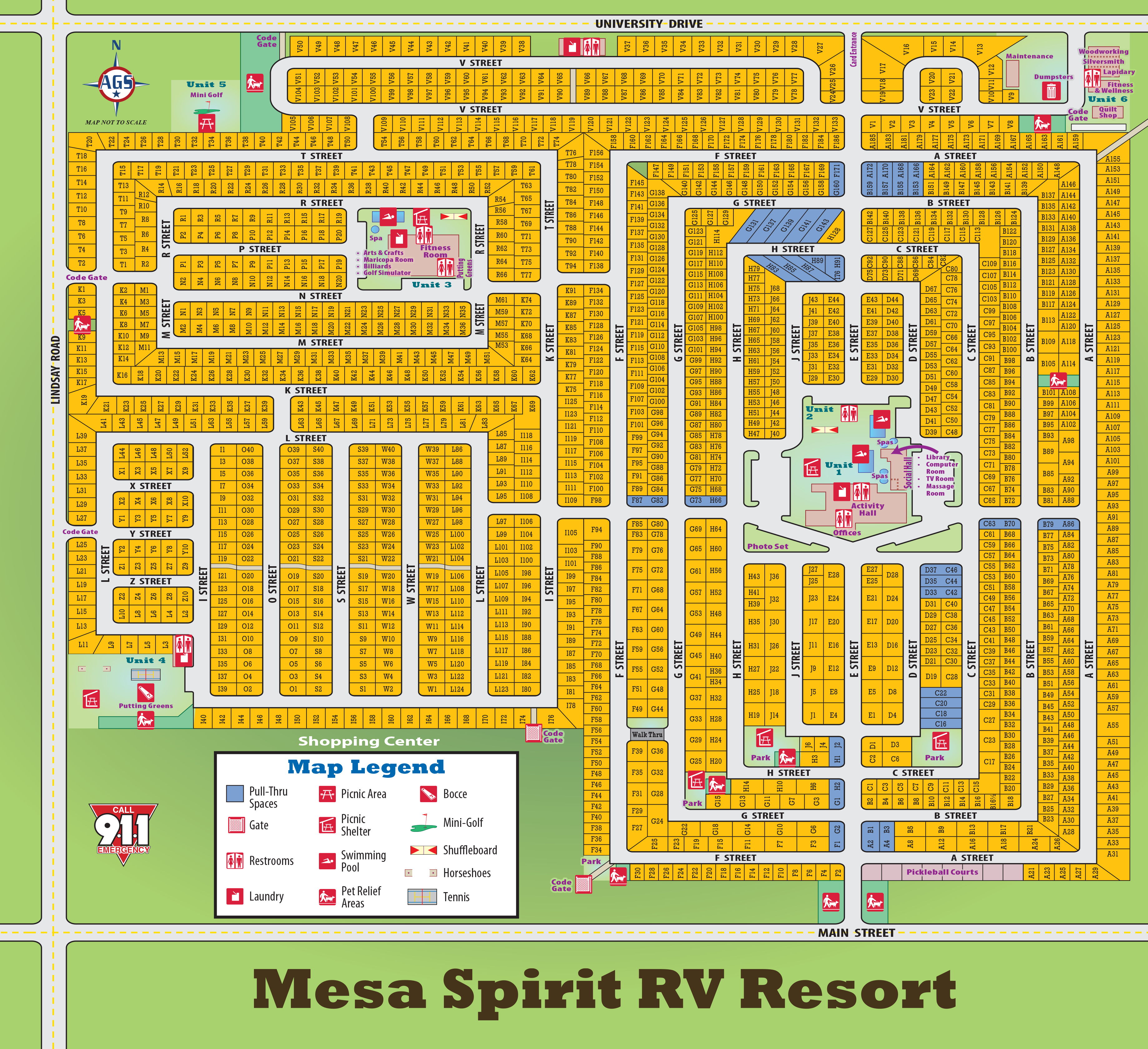 Mesa Spirit RV Resort (55+ park) Mesa, AZ Campground Reviews